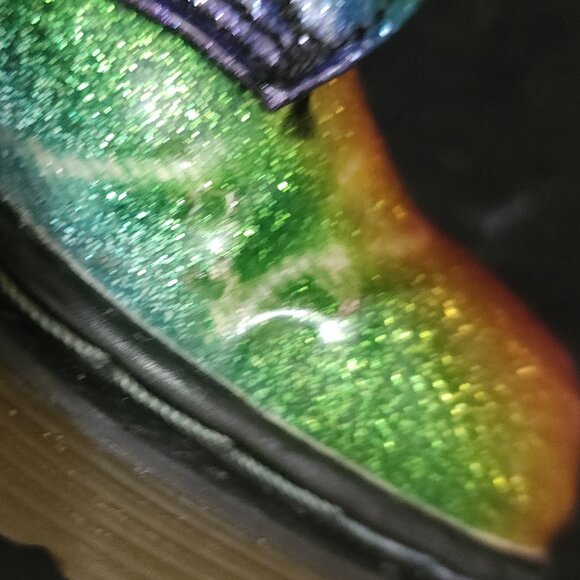 Dr. Martens Youth 1460 Ombre Glitter Boots - Kid's Size 9 - Picture 8 of 14